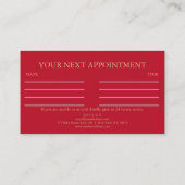 Elegant Healing Hands Yin Yang symbool Visitekaartje (Achterkant)