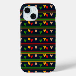 Elegant Heart iPhone 15 Case
