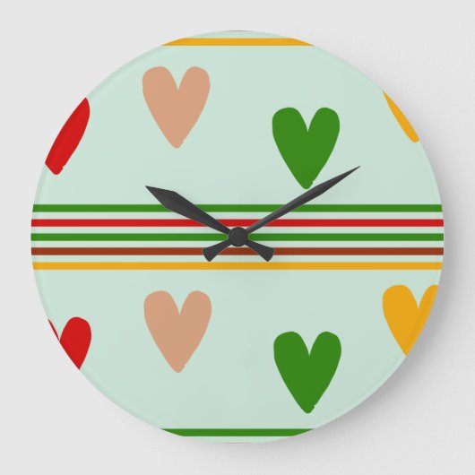 Elegant Heart Grote Klok (Voorkant)