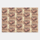 Elegant Heart Inpakpapier Vel (Voorkant 2)