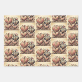 Elegant Heart Inpakpapier Vel