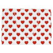 Elegant Heart Shape Large Gift Bag Groot Cadeauzakje (Achterkant)