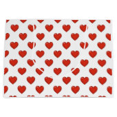 Elegant Heart Shape Large Gift Bag Groot Cadeauzakje (Voorkant)
