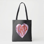 Elegant Heart Tote Bag (Voorkant)