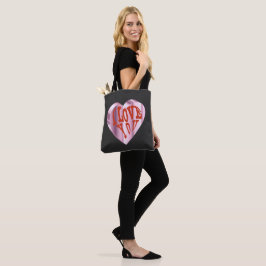 Elegant Heart Tote Bag
