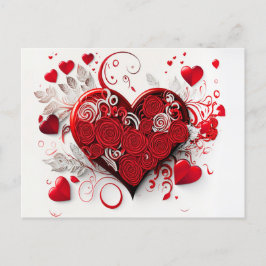 Elegant Hearts Briefkaart
