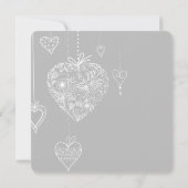 Elegant Hearts Kaart (Achterkant)