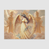 Elegant Heavenly Gate Angel Tissuepapier (Voorkant)
