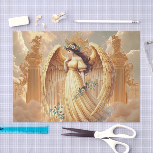 Elegant Heavenly Gate Angel Tissuepapier (Craft)
