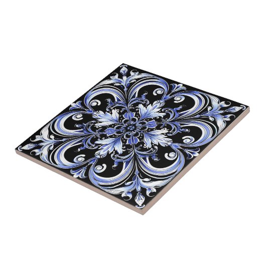 Elegant Hedendaags  Azure Tegeltje (Zijkant)