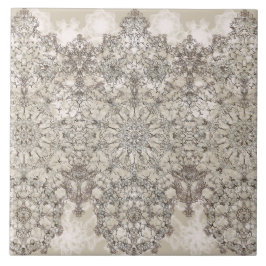 Elegant heeft een gouden witte vlek tegeltje