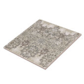 Elegant heeft een gouden witte vlek tegeltje (Zijkant)