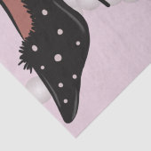 Elegant Heel Beauty Fashionista Birthday Pink Tissuepapier (Detail)