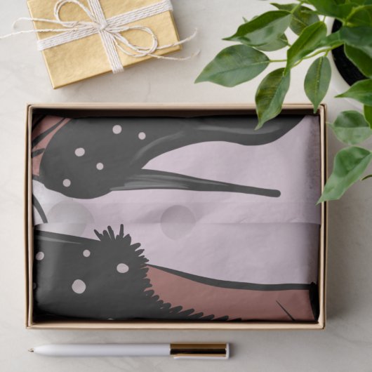 Elegant Heel Beauty Fashionista Birthday Pink Tissuepapier (Geschenk)