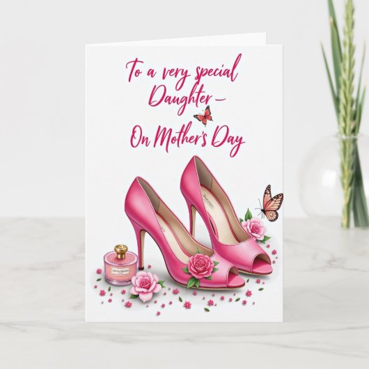 Elegant Heels Mothers Day Card Kaart (Voorkant)