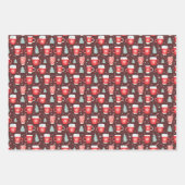 Elegant  Heet Cacao & Snoep Sweets Pattern Inpakpapier Vel (Voorkant 3)