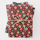 Elegant Heet Cacao & Snoep Sweets Pattern Inpakpapier Vel (In situ)