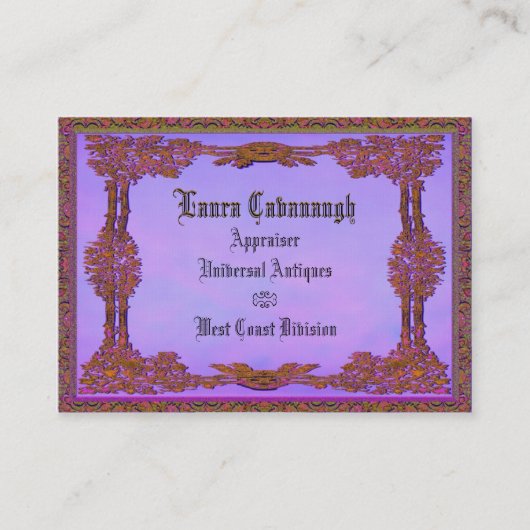 Elegant Heidi Visitekaartje (Voorkant)