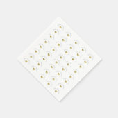 elegant, helder en eenvoudig monogram van de liefd servetten (Hoek)