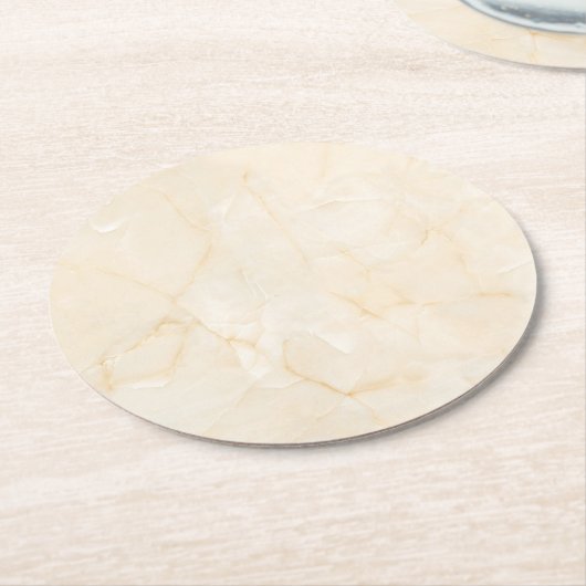 Elegant, helder ontwerp ronde kartonnen onderzetter (Gebogen)