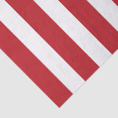 Elegant helder rood en wit gestreept patroon tissuepapier (Detail)