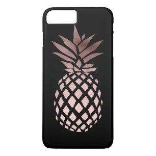 elegant, helder roos goud tropische anananas Case-Mate iPhone case