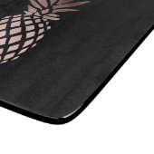 elegant, helder roos goud tropische anananas snijplank (Hoek)