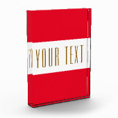 Elegant heldere, witte strepen met hoge slandertek fotoblokken (Links)