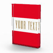 Elegant heldere, witte strepen met hoge slandertek fotoblokken (Rechts)