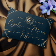 Elegant hemelblauw eerste maanperiode