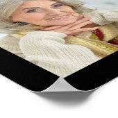 Elegant Herdenking Voor altijd in onze harten 24 F Poster (Hoek)