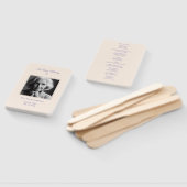 Elegant Herdenkingsprogramma voor Uitvaartdienst F Handwaaier (Niet-gemonteerd)