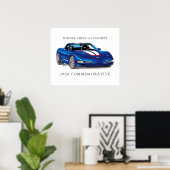 Elegant herdenkingsvideo illustratie poster (Thuiskantoor)
