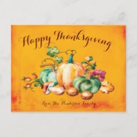 Elegant Herfst Autumn Harvest Thanksgiving Greetin