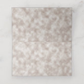 Elegant Herfst Autumn Oranje Burgundy Wedding Plaatskaartje (Binnenkant ongevouwen)