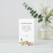 Elegant Herfst Baby shower Informatiekaartje (Staand voorkant)