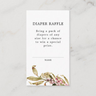 Elegant Herfst Baby shower Informatiekaartje