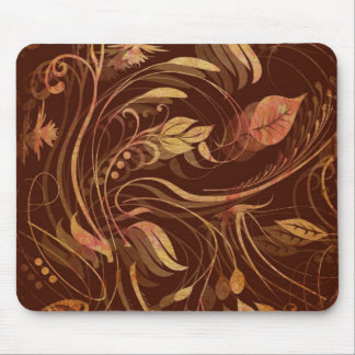 Elegant Herfst Batik Print Foliage Muismat
