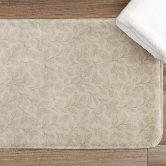 Elegant Herfst bladpatroon | Minimalistische herfs Badmat