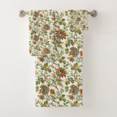 Elegant herfst bloemmotief  bad handdoek (Insitu)