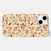 Elegant herfst bloemmotief Case-Mate iPhone case (Achterkant (horizontaal))
