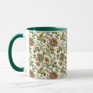 Elegant herfst bloemmotief mok