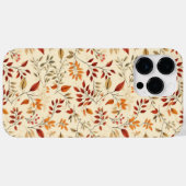 Elegant herfst bloempatroon Case-Mate iPhone case (Achterkant (horizontaal))