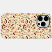 Elegant herfst bloempatroon Case-Mate iPhone case (Achterkant (horizontaal))