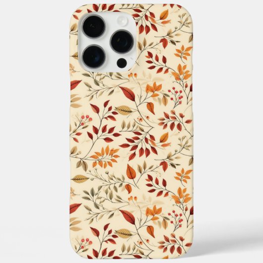 Elegant herfst bloempatroon Case-Mate iPhone case (Achterkant)