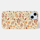 Elegant herfst bloempatroon Case-Mate iPhone case (Achterkant (horizontaal))
