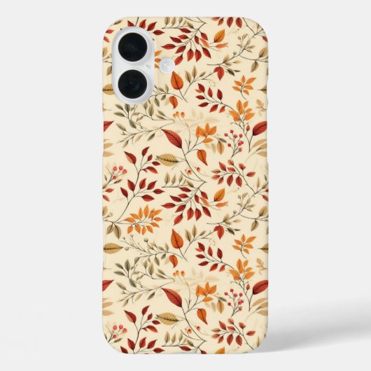 Elegant herfst bloempatroon Case-Mate iPhone case (Achterkant)