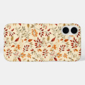 Elegant herfst bloempatroon Case-Mate iPhone case (Achterkant (horizontaal))
