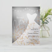 Elegant Herfst Bridal Shower Invitation Kaart (Staand voorkant)