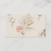 Elegant herfst Datumnachtideeën. Datum plaatsing o Informatiekaartje (Achterkant)